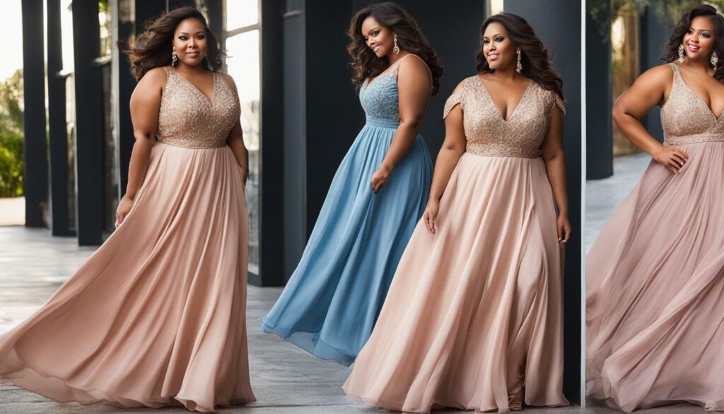 best prom dress for plus size